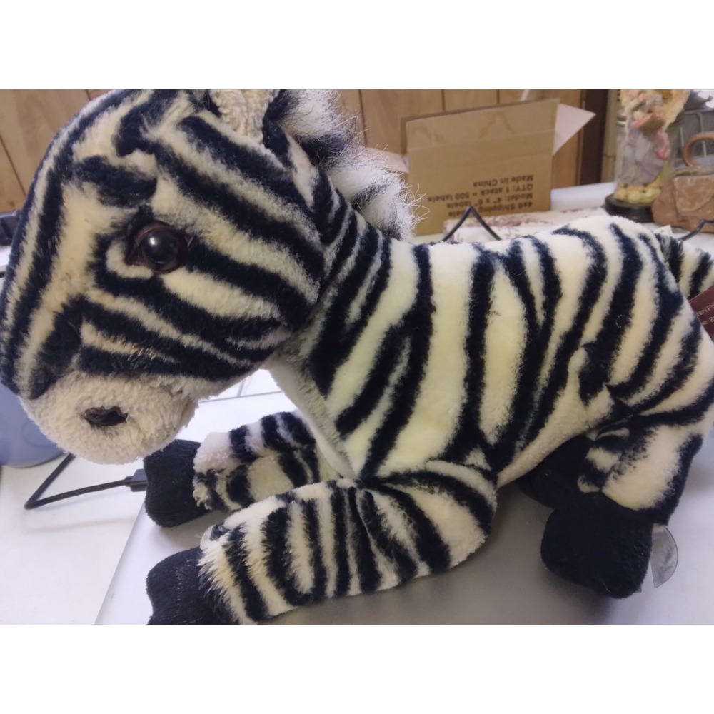 Jungle Joe's Safari Friends Zippy the Zebra Plushie